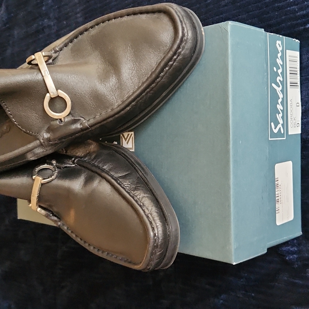 Black loafers